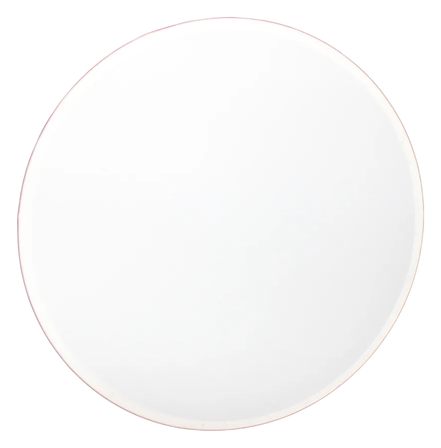 Round white fabric diffuser