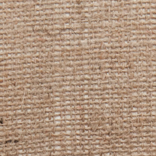Burlap on Dulkote lampshade material swatch