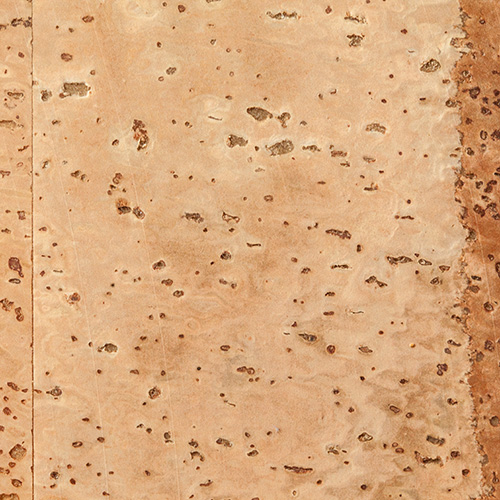 Cork lampshade material swatch