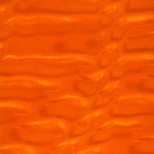 Orange Serpentine lampshade material swatch