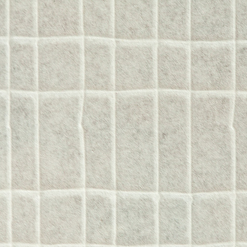 White Grid lampshade material swatch