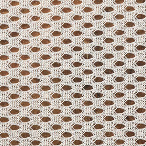 Zurich White lampshade material swatch
