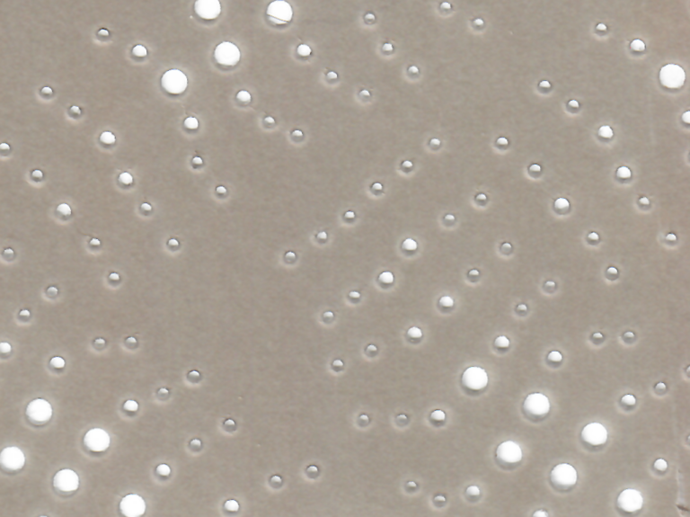 Pergacolor Holes lampshade material swatch