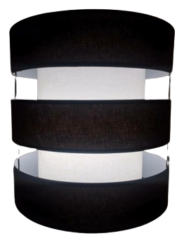 Banded Column lampshade