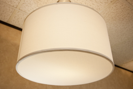 Drum Pendant with Closed Diffuser lampshade