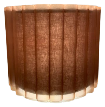 Fluted Sheer lampshade