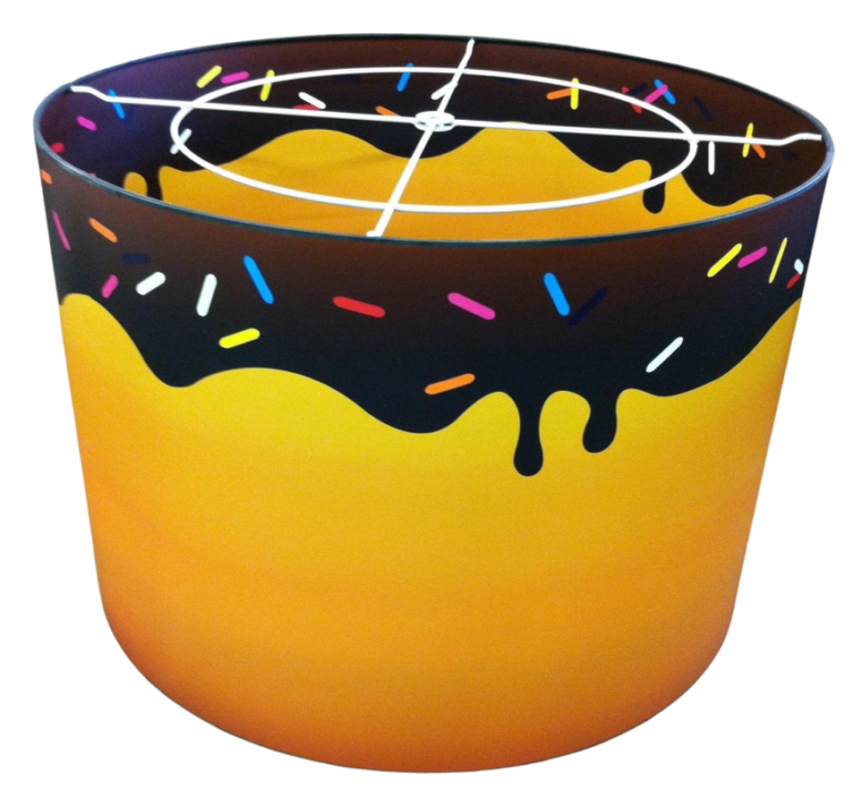 Frosted Drip lampshade