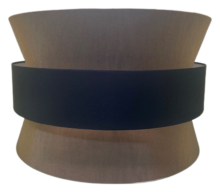 Ginger & Black Three-Tier lampshade