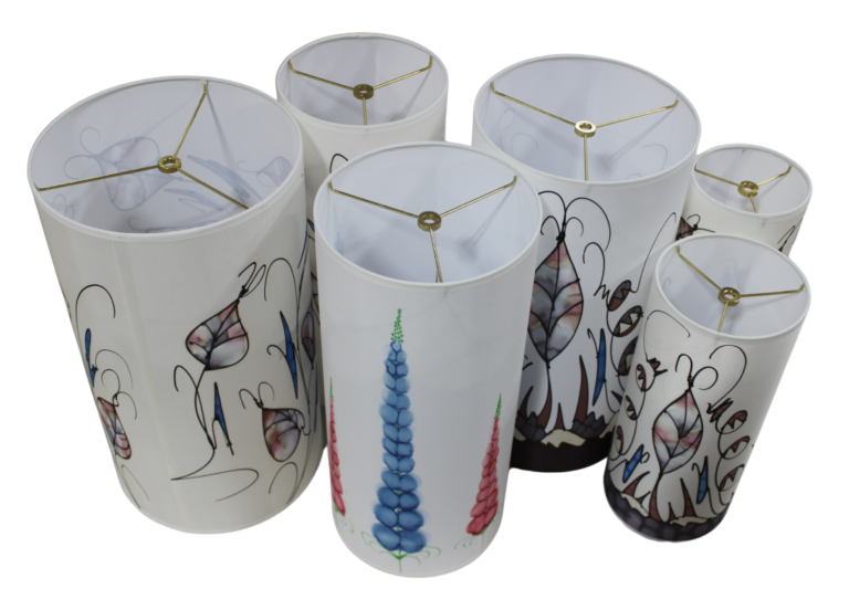 Hand-Painted Shades lampshade