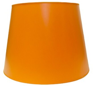 Orange Washable Round lampshade