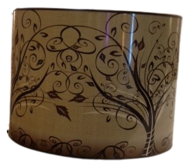 Printed Drum lampshade