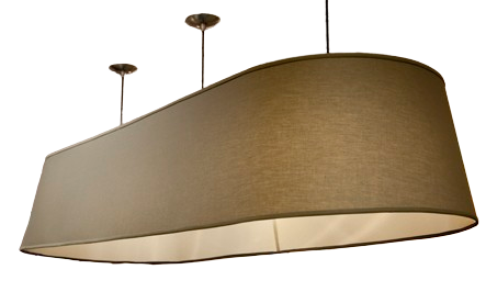 Race-Track Oval Pendant lampshade